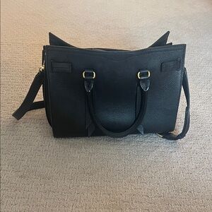 Rebecca minkoff black leather bag